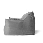 Puf de terciopelo con funda extraíble, sillón puf moderno con reposabrazos y cremallera a prueba de niños, sofá de suelo para sala de estar o dormitorio