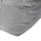 Puf de terciopelo con funda extraíble, sillón puf moderno con reposabrazos y cremallera a prueba de niños, sofá de suelo para sala de estar o dormitorio