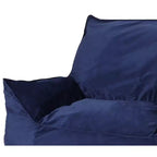 Puf de terciopelo con funda extraíble, sillón puf moderno con reposabrazos y cremallera a prueba de niños, sofá de suelo para sala de estar o dormitorio