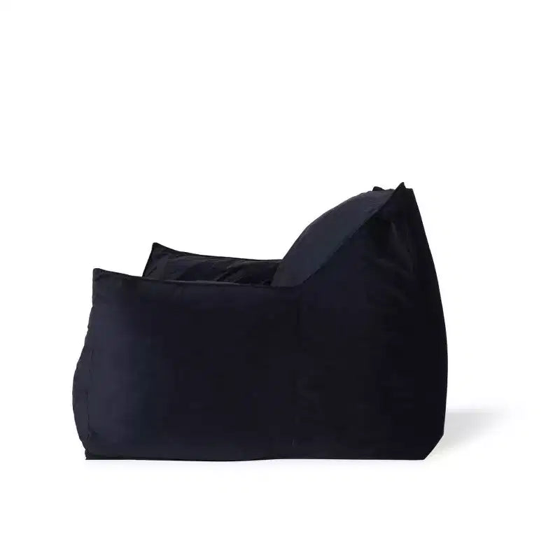 Puf de terciopelo con funda extraíble, sillón puf moderno con reposabrazos y cremallera a prueba de niños, sofá de suelo para sala de estar o dormitorio
