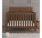 Kieran Cuna, Cómoda Doble y Chiffonier, Set de 3 Piezas para Habitación Infantil, Incluye Cuna Convertible 4 en 1, Cómoda y Chiffonier
