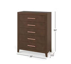 Kieran Cuna, Cómoda Doble y Chiffonier, Set de 3 Piezas para Habitación Infantil, Incluye Cuna Convertible 4 en 1, Cómoda y Chiffonier
