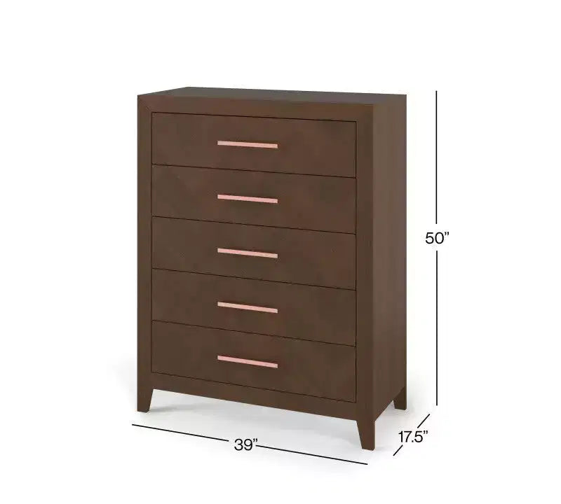 Kieran Cuna, Cómoda Doble y Chiffonier, Set de 3 Piezas para Habitación Infantil, Incluye Cuna Convertible 4 en 1, Cómoda y Chiffonier