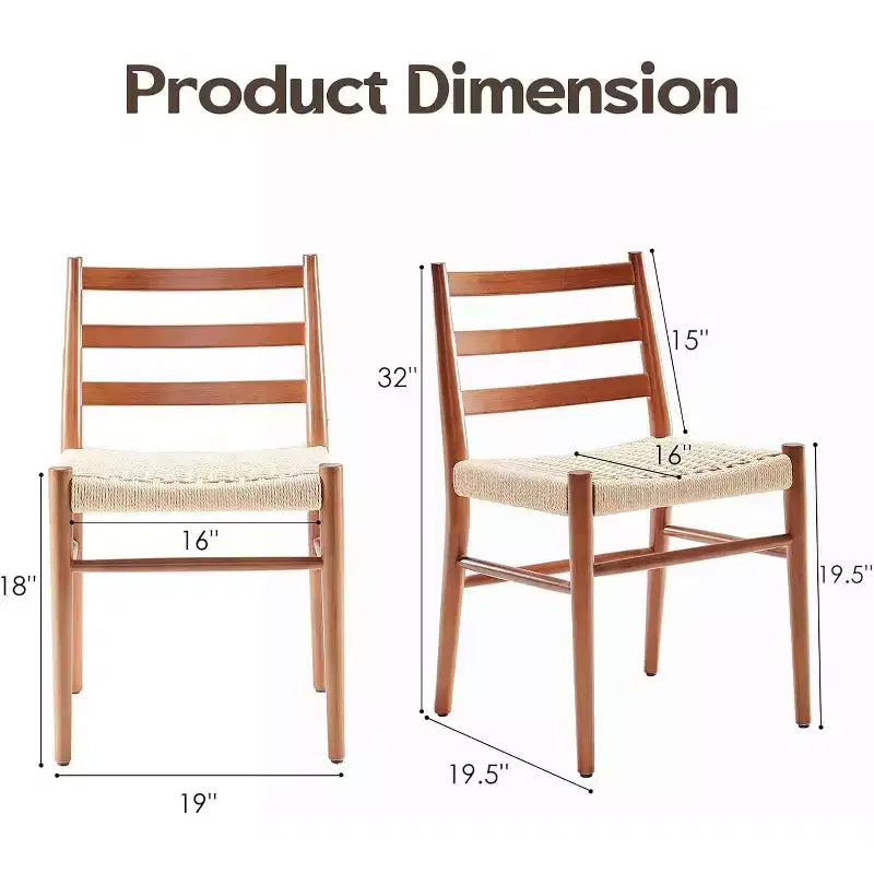 2 sillas de comedor con asiento de cuerda trenzada, sillas de cocina con estructura de metal y respaldo abierto, sillas de comedor transpirables para sala de estar