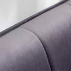 Sillón moderno y otomana con terciopelo capitoné y sillón con patas de madera maciza, sillón de lectura para sala de estar, dormitorio
