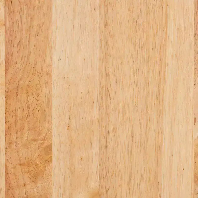 Silla de comedor Tadeo de madera y ratán de 2 piezas, roble marrón/marrón claro: Estructura de madera de caucho, limpiar las manchas