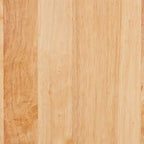 Silla de comedor Tadeo de madera y ratán de 2 piezas, roble marrón/marrón claro: Estructura de madera de caucho, limpiar las manchas