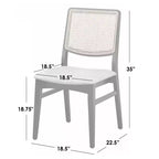 Juego de comedor redondo Gilcrest de 5 piezas de mediados de siglo de 114,9 cm, negro/natural