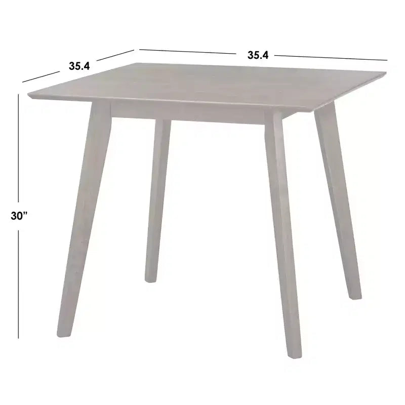 Juego de comedor cuadrado Clybourn de 5 piezas Nogal