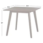 Juego de comedor cuadrado Clybourn de 5 piezas Nogal