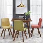 Juego de comedor cuadrado Clybourn de 5 piezas Nogal